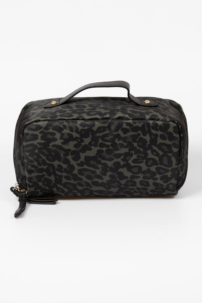 thea-vanity-case-khaki-leopard-print-nylon-pu-rear