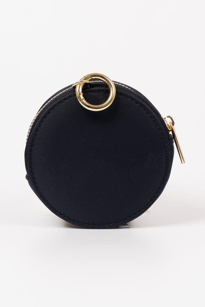 finley-round-coin-purse-dark-blue-nylon-gold-clip-hoop