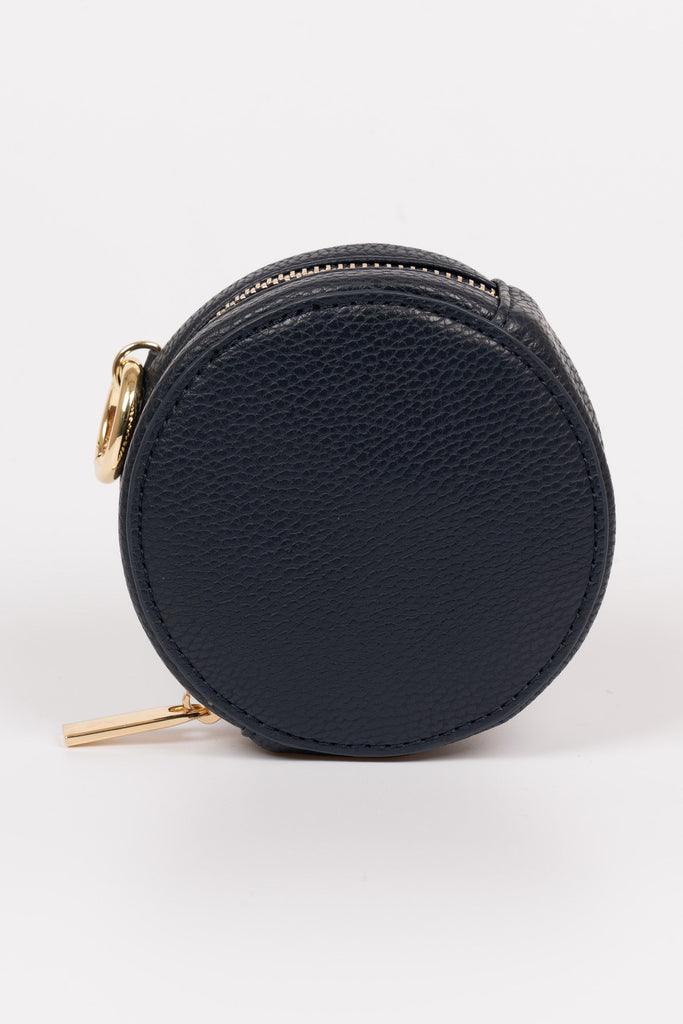 finley-round-coin-purse-navy-blue-pebbled-faux-leather-wallet