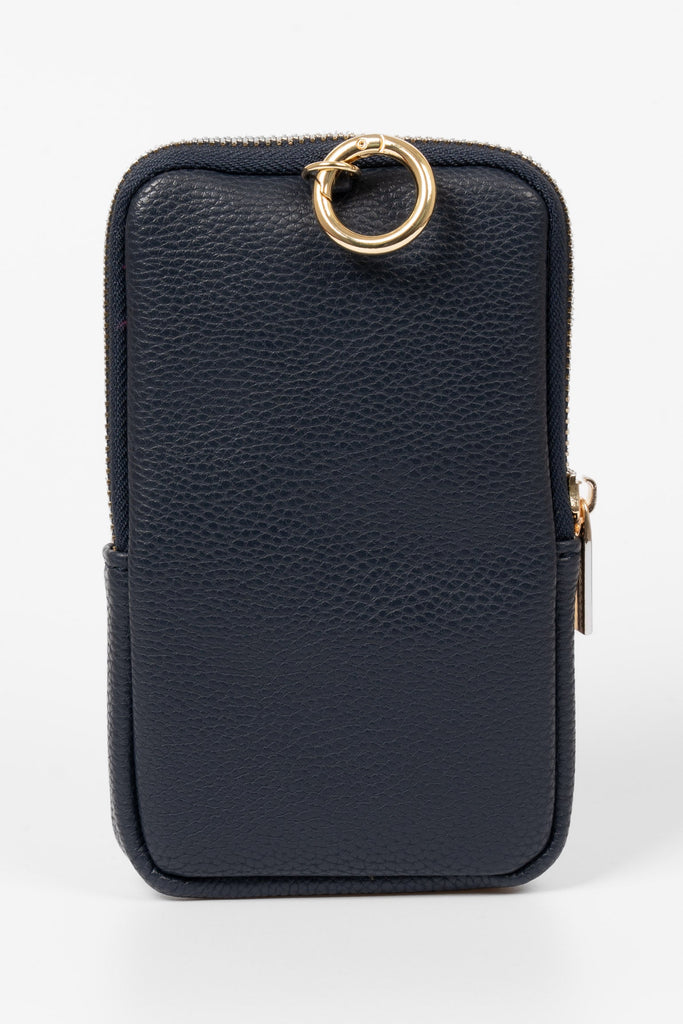 pippa-sunglasses-case-navy-blue-pebbled-faux-leather-back-clip-on-hoop-gold