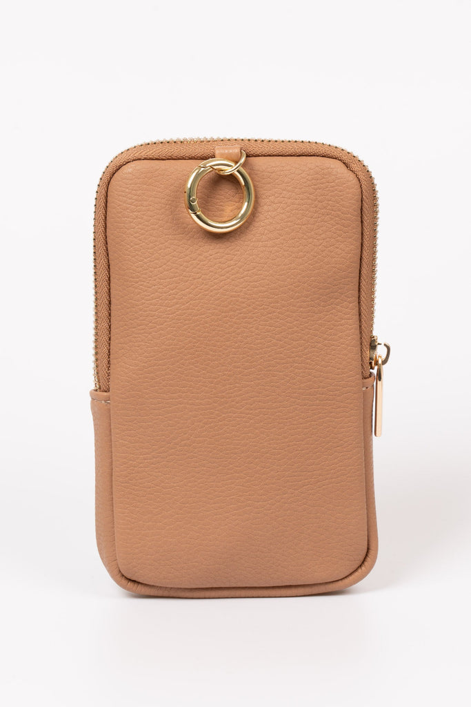 pippa-sunglasses-case-tan-pebbled-faux-leather-back-gold-clip-on-hoop