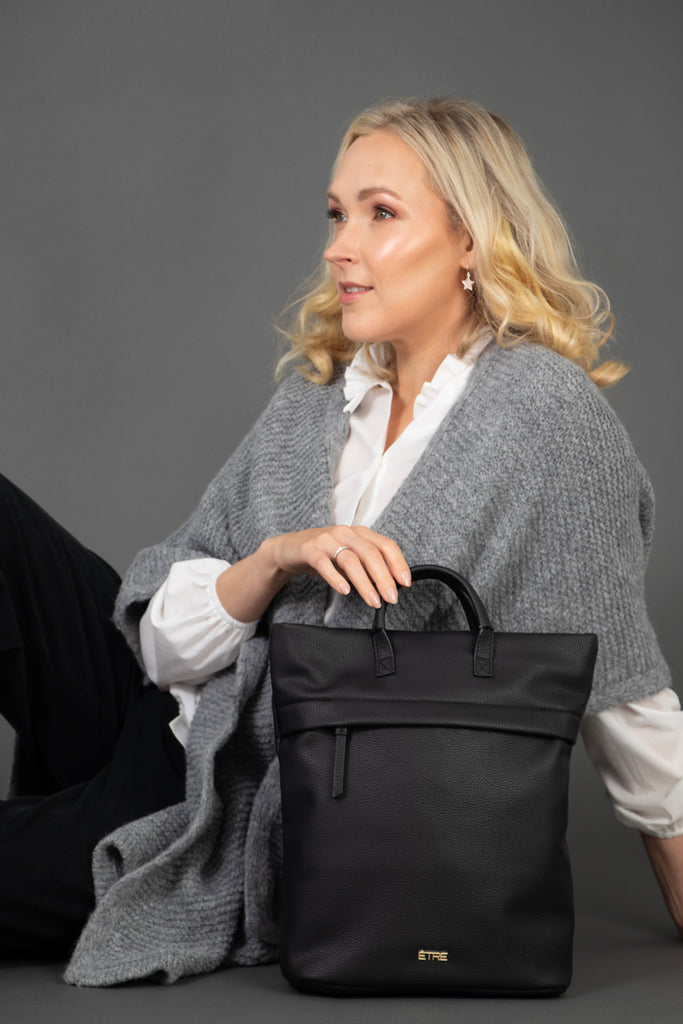 black-backpack-passport-holder-travel-set-2-piece-model