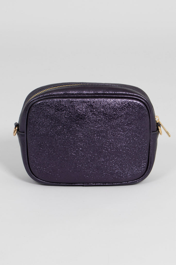 beau-italian-leather-crossbody-bag-navy-blue-rainbow-metallic-rear-plain