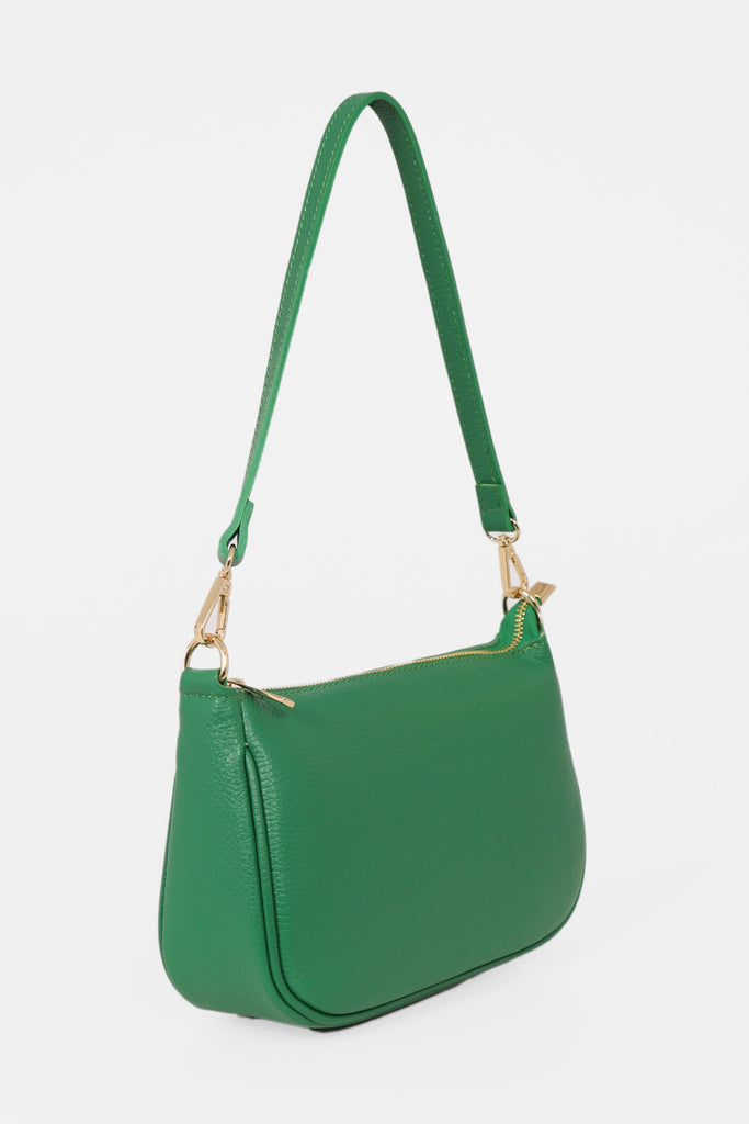 chloe-italian-leather-baguette-bag-bright-green-pebbled-side-view