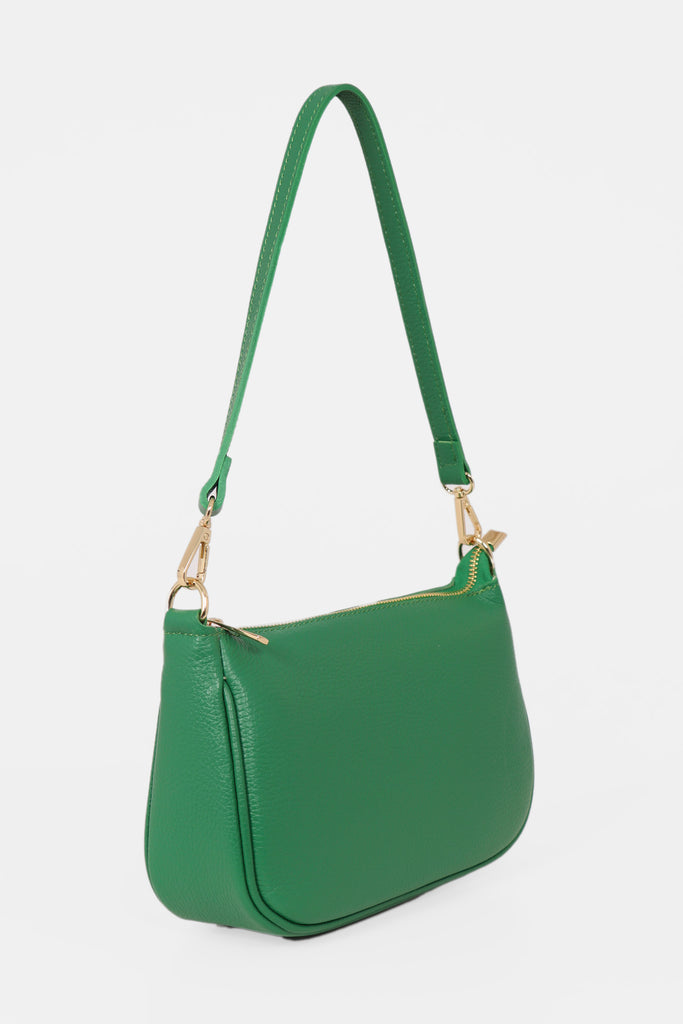chloe-italian-leather-baguette-bag-bright-green-pebbled-side-view