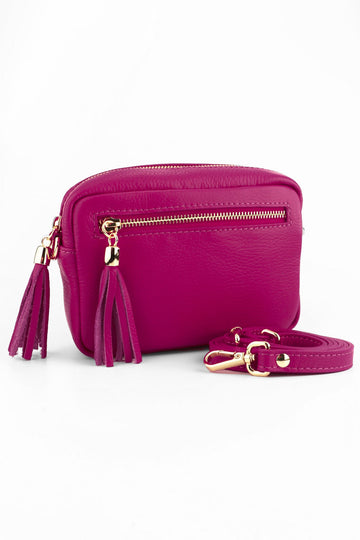 fleur-italian-leather-crossbody-bag-berry-pebbled-zip-pocket-detachable-strap