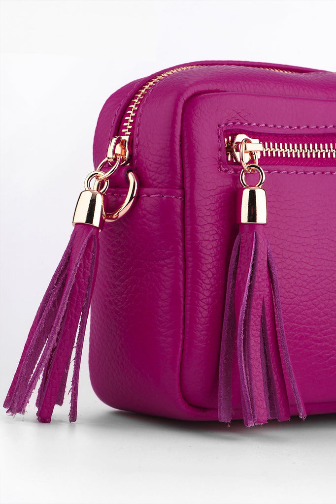 fleur-italian-leather-crossbody-bag-berry-pebbled-close-up