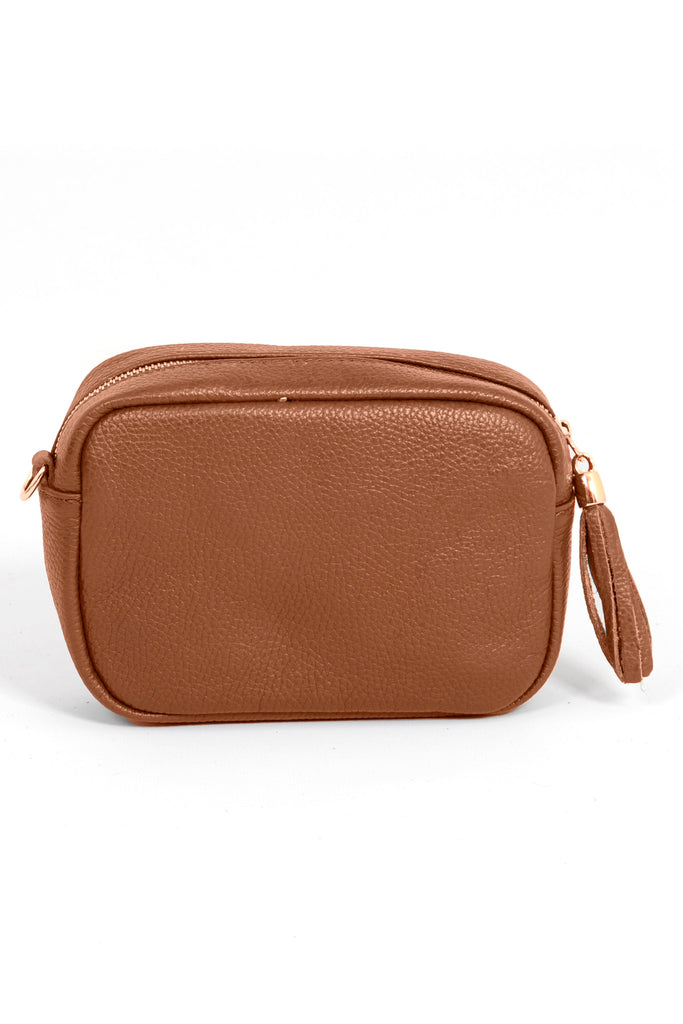 fleur-italian-leather-crossbody-bag-tan-pebbled-rear-view-tassell