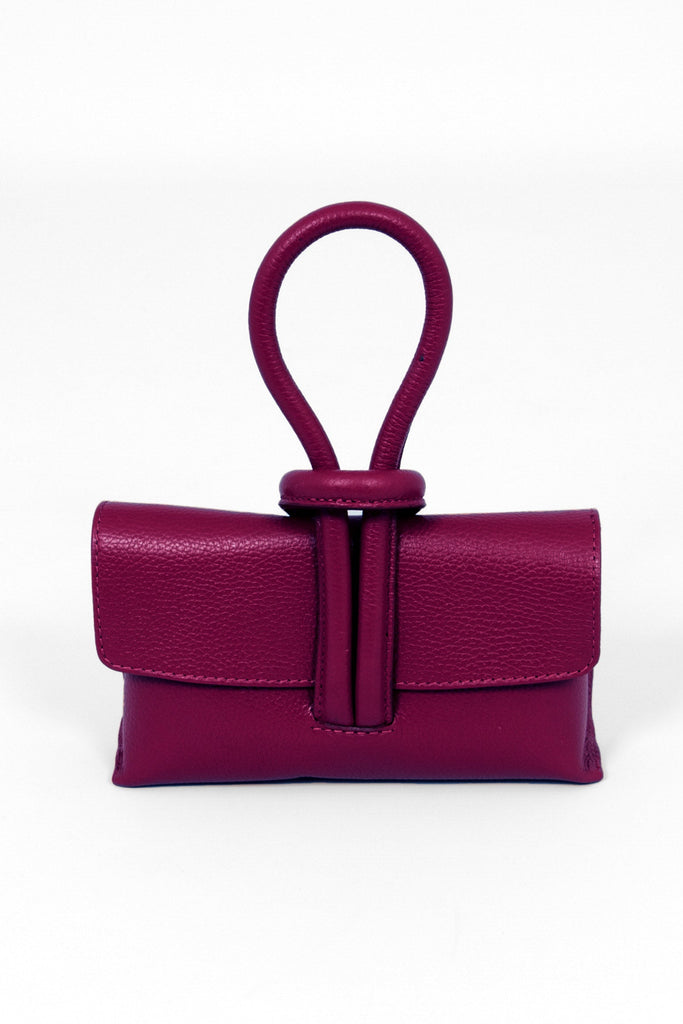 trixie-berry-pebbled-clutch-bag-front-view