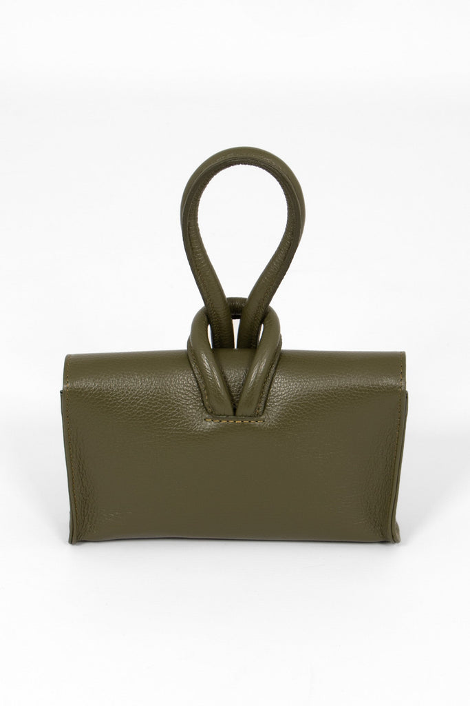 trixie-italian-leather-wristlet-clutch-bag-khaki-pebbled-rear-view-wrist-strap-loop