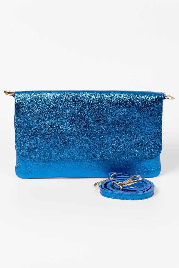 britta-italian-leather-clutch-bag-blue-metallic-detachable-strap