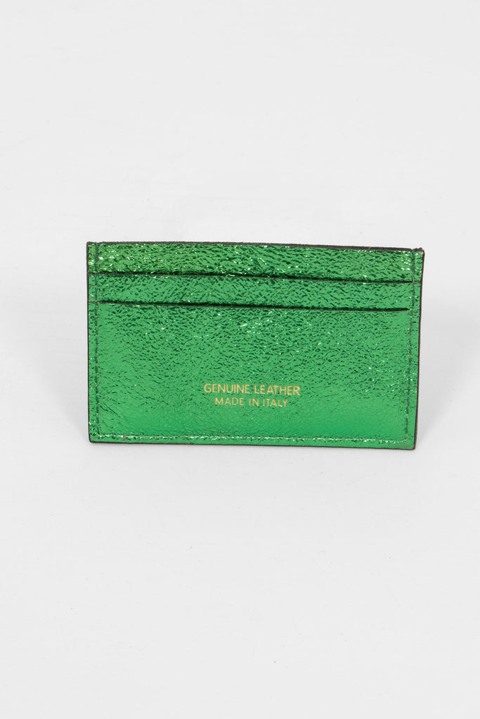 rhea-italian-leather-card-holder-green-metallic-rear-genuine-stamp