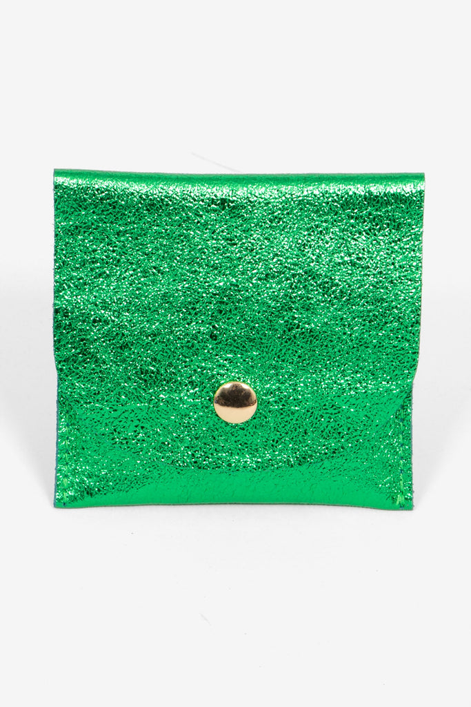 brooklynn-italian-leather-card-wallet-green-metallic-front-gold-button