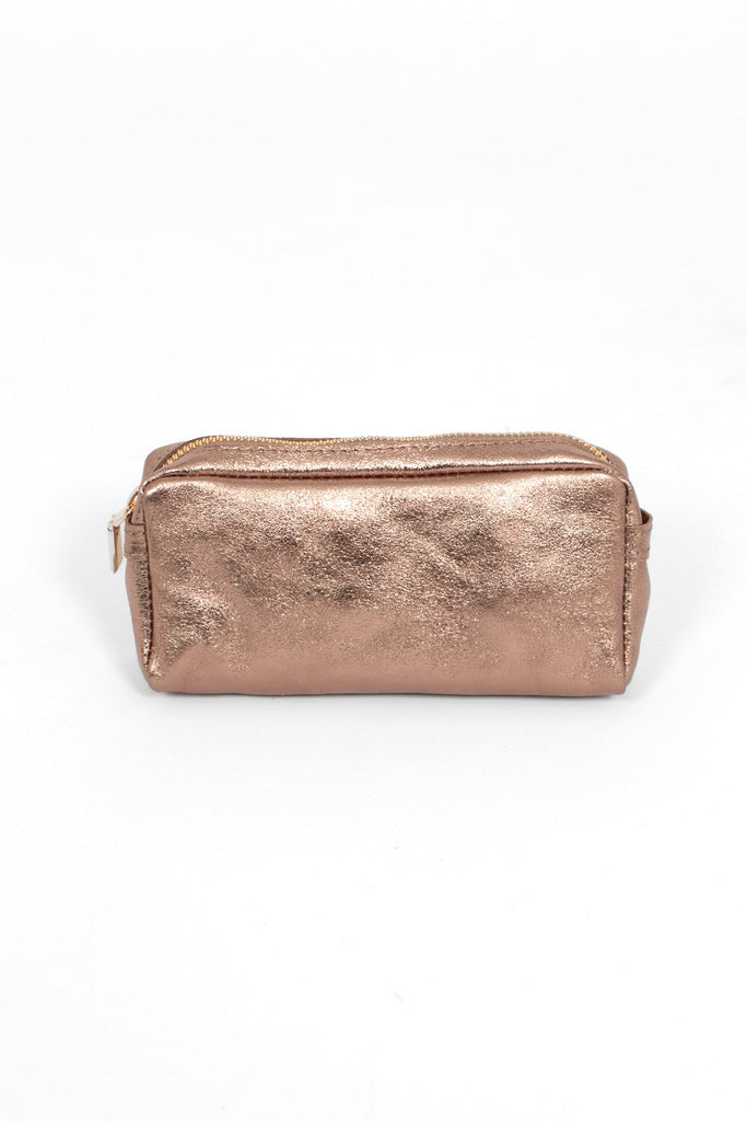 allegra-italian-leather-cosmetic-bag-champagne-metallic-zip-closing