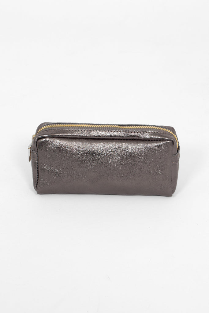 allegra-italian-leather-cosmetic-bag-gun-metal-metallic-zip-closing