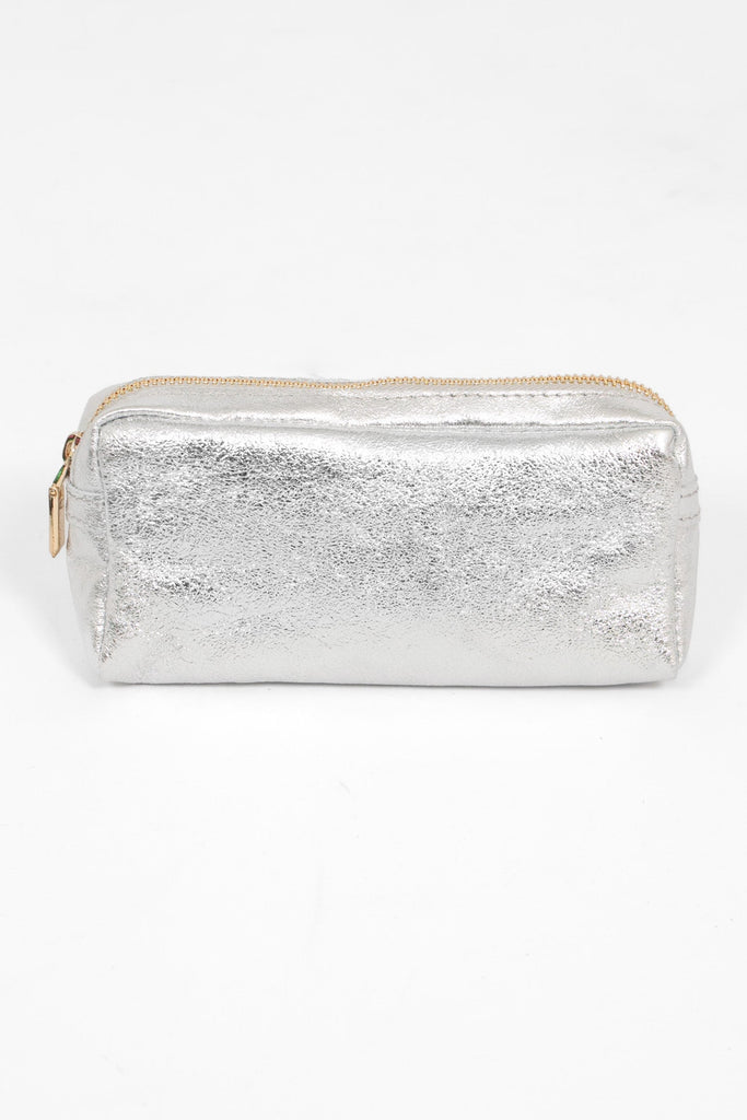 allegra-italian-leather-cosmetic-bag-silver-metallic-zip-closure