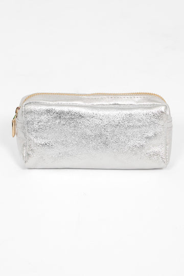 allegra-italian-leather-cosmetic-bag-silver-metallic-zip-closure