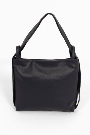 giovanna-italian-leather-2-in-1-backpack-tote-bag-navy-blue-pebbled-front