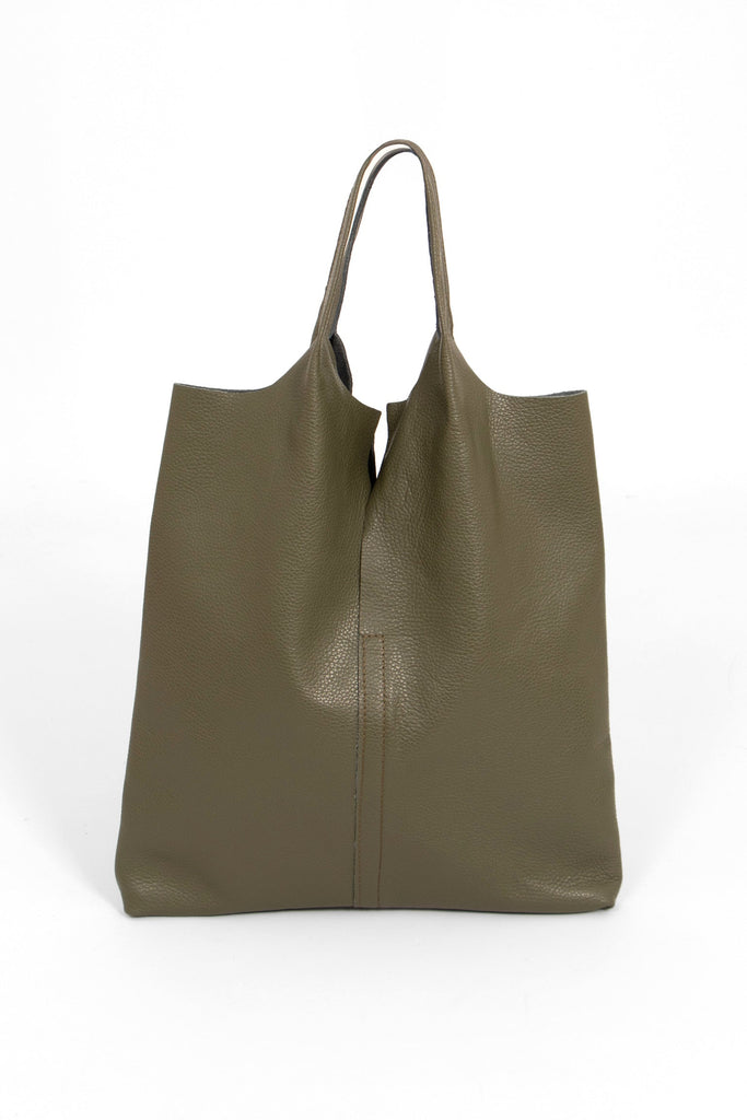 paloma-italian-leather-shoulder-bag-khaki-pebbled-close-up
