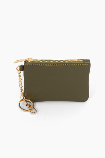 vittoria-italian-leather-small-clip-on-purse-khaki-pebbled-zip-closure