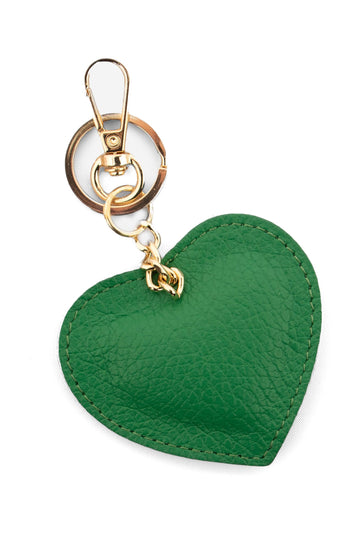 valentina-italian-leather-love-heart-keyring-bright-green-pebbled