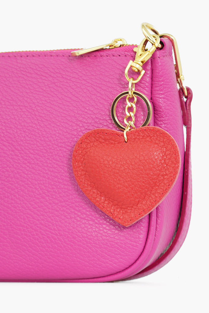 valentina-italian-leather-love-heart-keyring-red-pebbled-attached-pink-bag