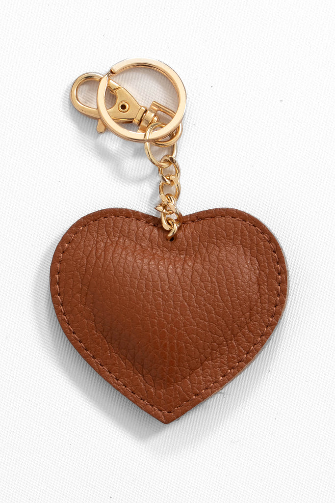 valentina-italian-leather-love-heart-keyring-tan-pebbled-brown