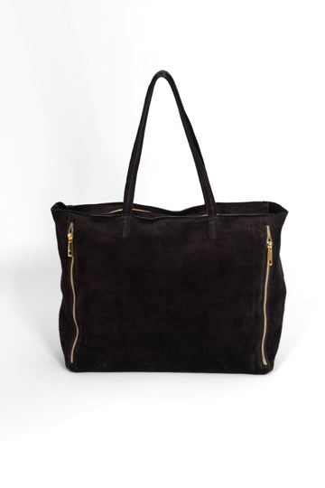 denver-italian-suede-large-tote-bag-black-front-zip-decoration