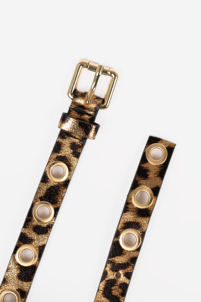 archer-italian-leather-skinny-porthole-belt-natural-leopard-print-close-up