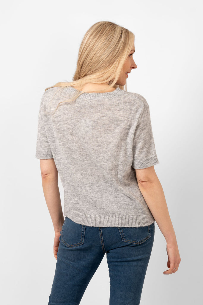 cece-wool-blend-short-sleeve-box-jumper-light-grey-back-view-the-hemline-falls-at-hip-level