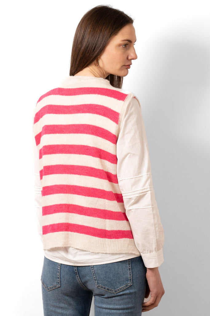 peyton-wool-blend-round-neck-tank-top-cream-fuchsia-stripe-rear-view-pink-stripes