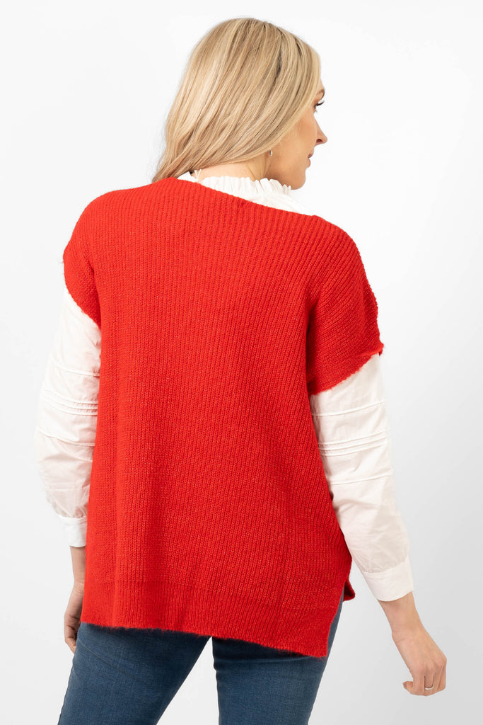 reese-wool-blend-tank-top-red-back-view-showing-the-all-over-red-colour