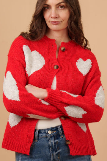 Lexi-Wool-Blend-Cardigan-Red-Heart-Print-Close-Up-Shot