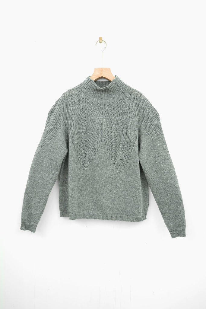 mallory-cashmere-blend-jumper-grey-ribbed-on-coat-hanger