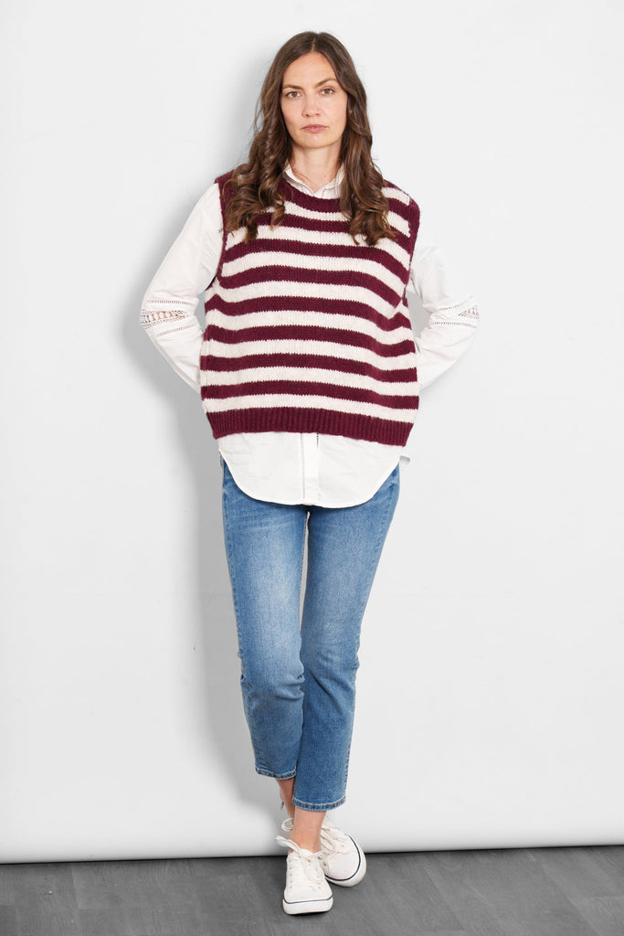 betsy-wool-blend-tank-top-berry-cream-striped-casual-front-view