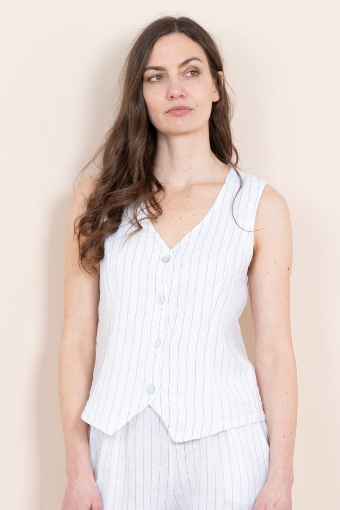 summer-italian-linen-waistcoat-white-black-jacquard-stripe