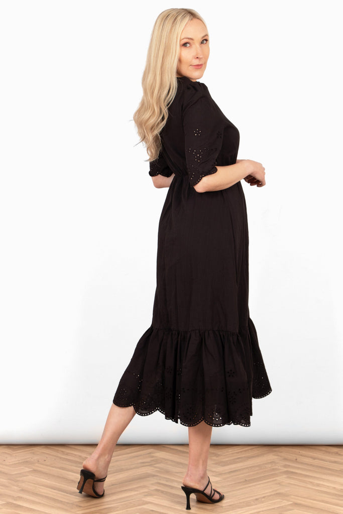 aurelia-cotton-fit-flare-midaxi-dress-black-broderie-anglaise-side-view-cut-out-details