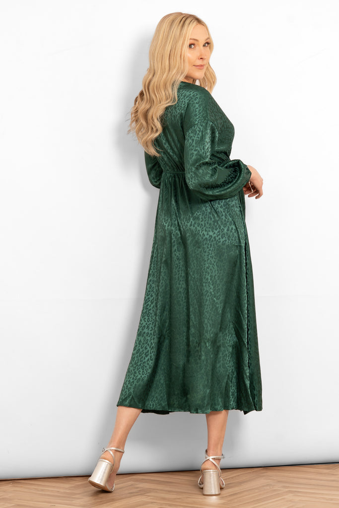 ruby-faux-wrap-maxi-dress-green-leopard-rear