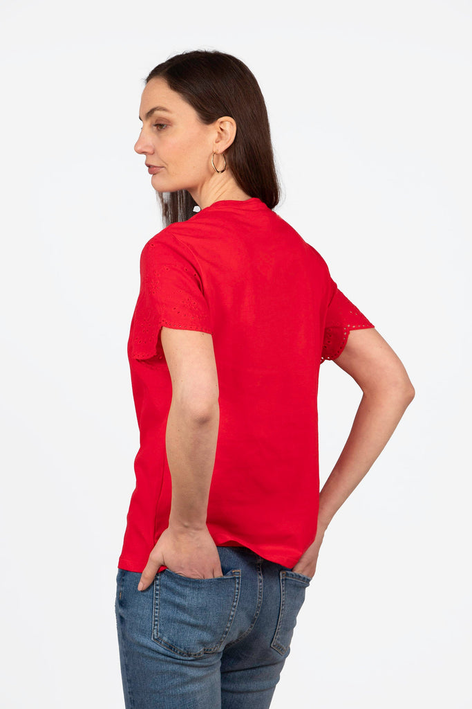 bryn-cotton-short-sleeve-top-red-broderie-anglaise-rear-view