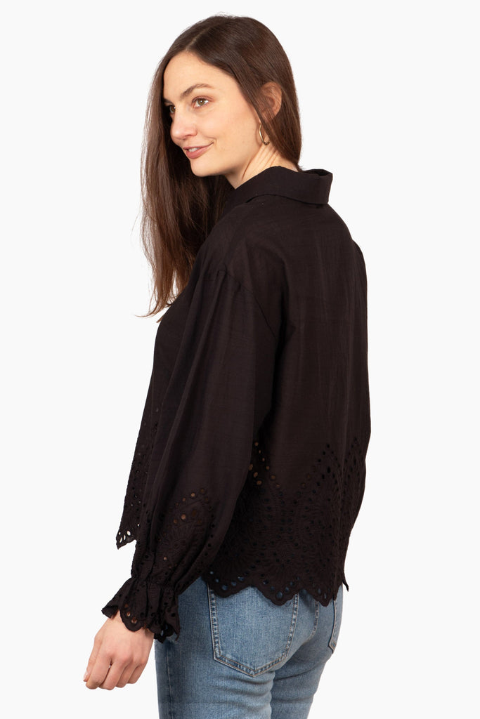 hattie-long-sleeve-shirt-black-broderie-anglaise-back-view-showing-scalloped-hem