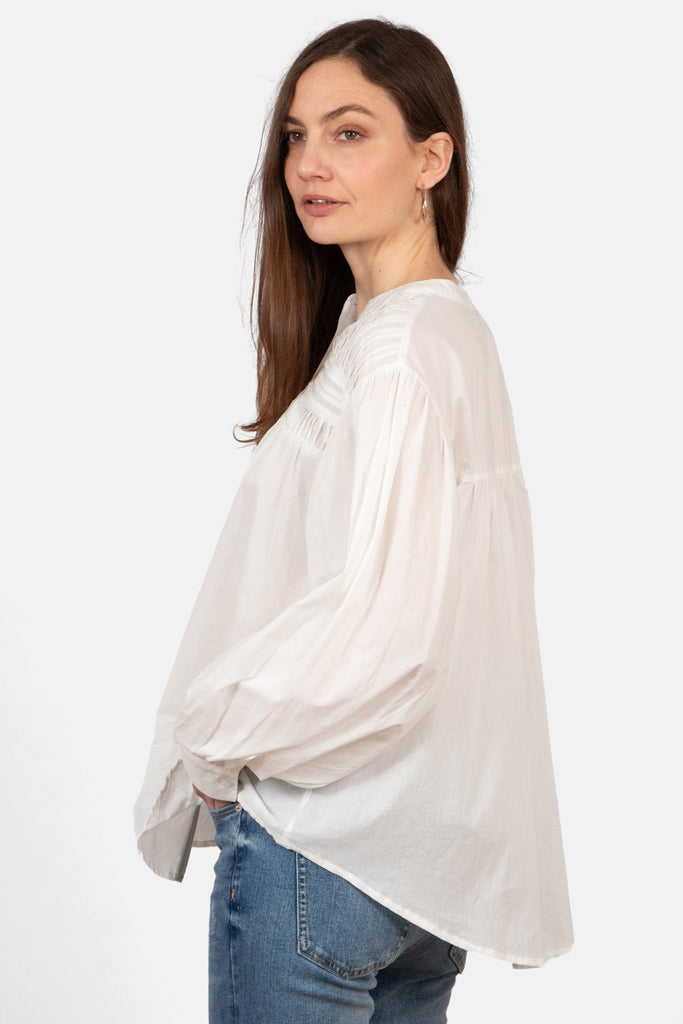 libby-long-sleeve-button-down-cotton-shirt-white-pleated-loose-fitting-lightweight