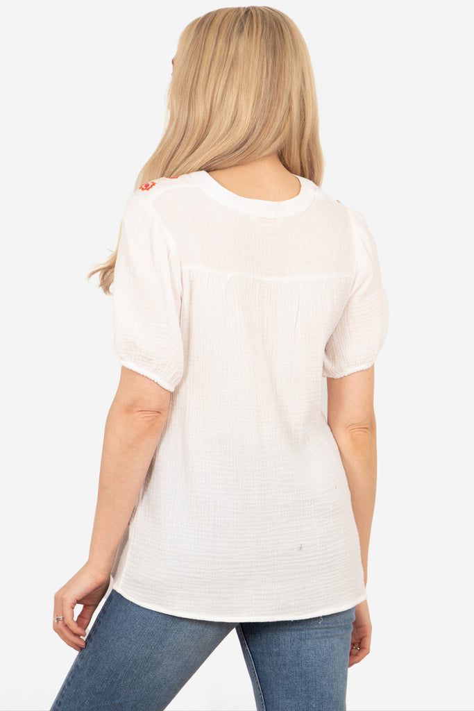 lula-short-sleeve-blouse-white-floral-embroidery-gauze-cotton