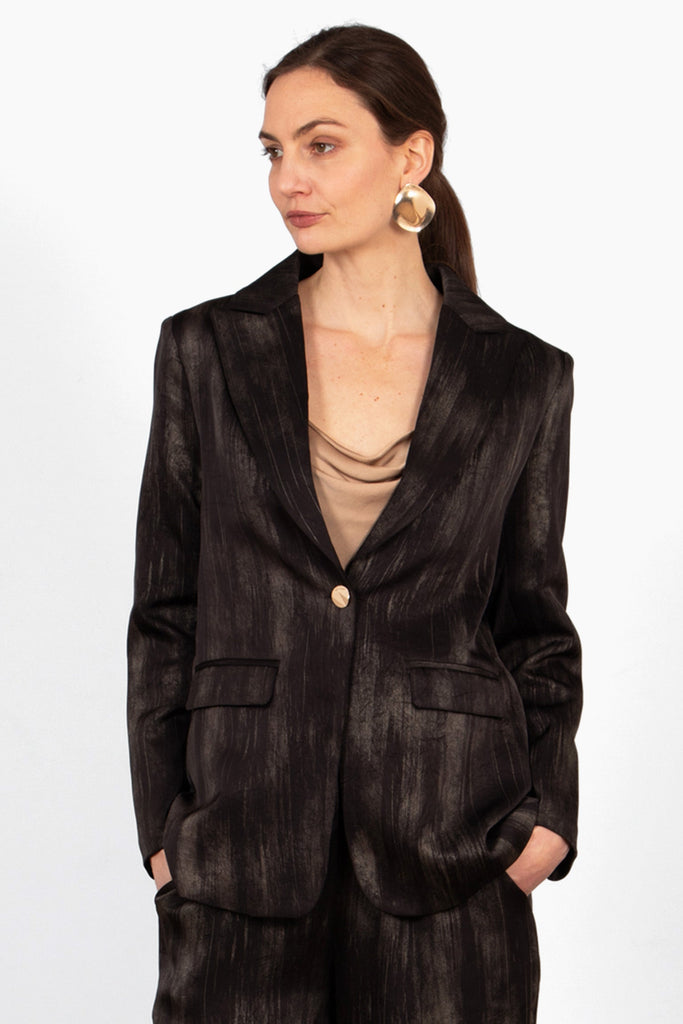 tatum-boyfriend-blazer-black-gold-metallic-brushstroke-v-neck-breast-button-jacket