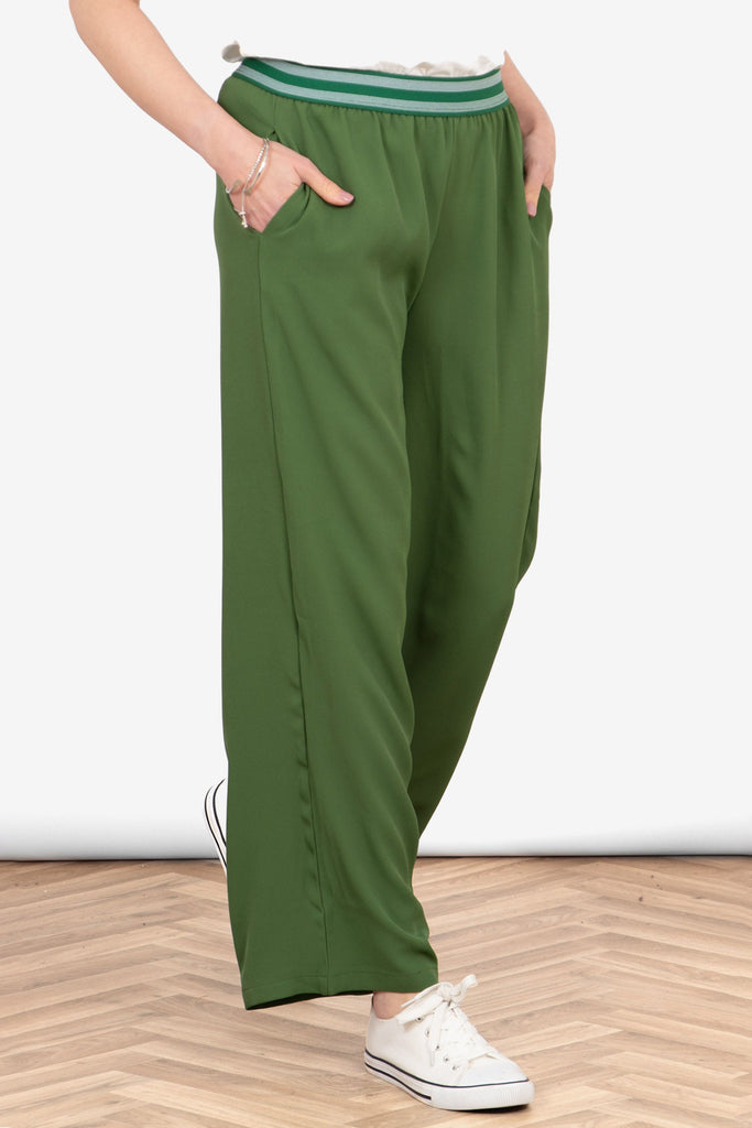 amber-wide-leg-trousers-khaki-striped-waistband-baggy-flowy-loose-design