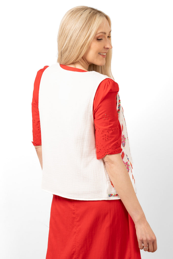 aubrey-lightweight-waistcoat-white-multi-floral-embroidery-rear-view-plain-no-pattern