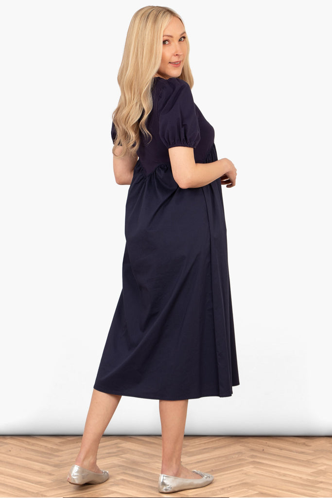 sawyer-cotton-midaxi-dress-navy-blue-jersey-mix-rear-view-plain