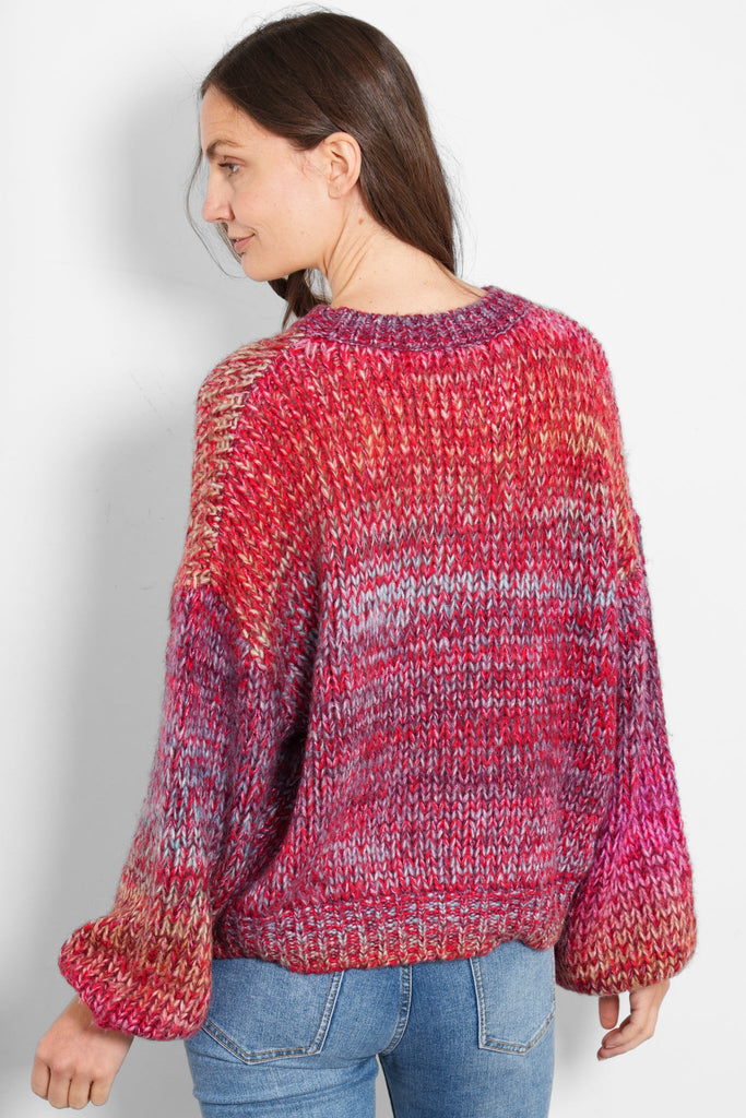 opal-wool-blend-jumper-pink-ombre-stripe-rear-view