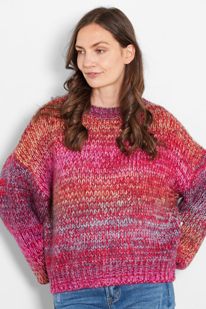opal-wool-blend-jumper-pink-ombre-stripe-patterned-knitted