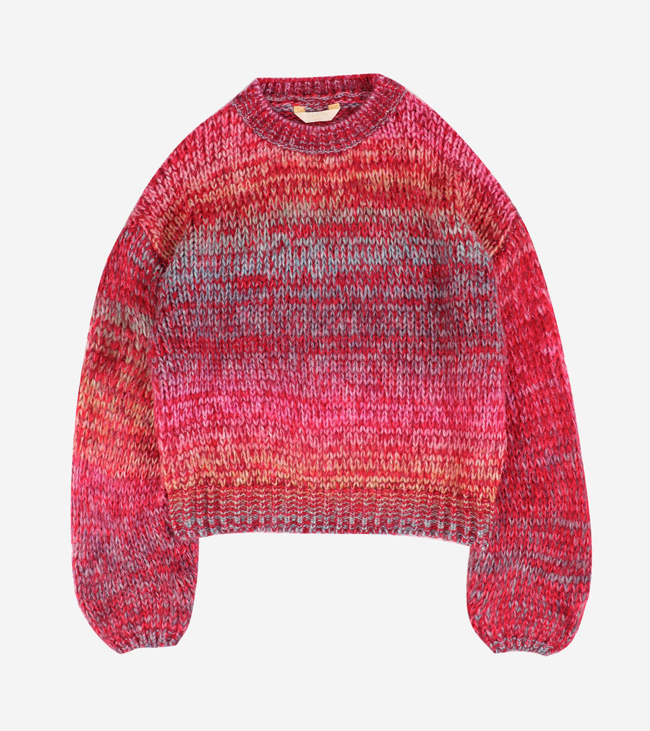 opal-wool-blend-jumper-pink-ombre-stripe-laying-flat