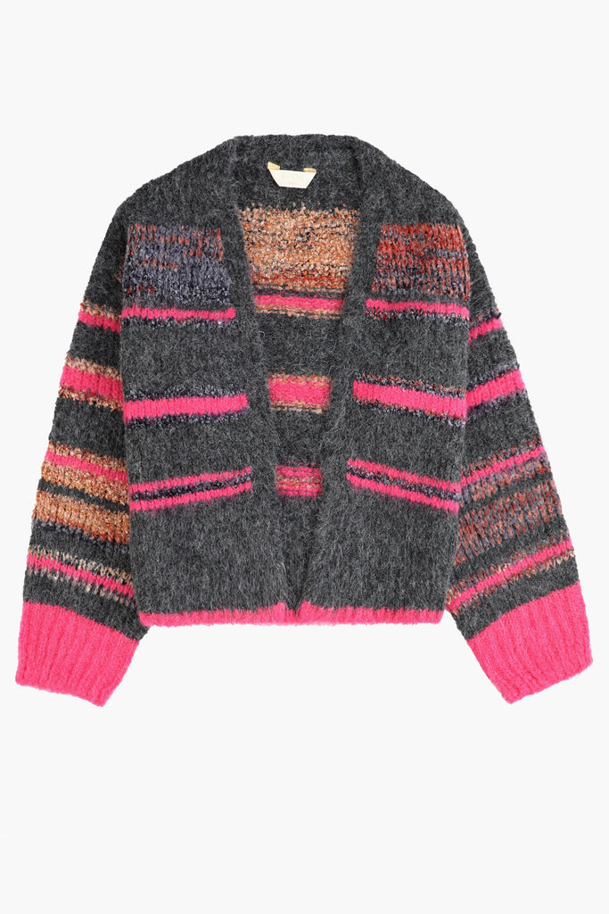 brodie-wool-blend-cardigan-dark-grey-pink-colourblock-stripe-knitted